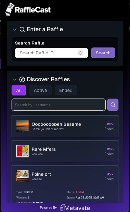 Rewards - Farcaster Mini Apps screenshot